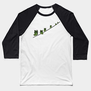 Malachite Butterflies on a Wire Baseball T-Shirt